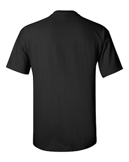 Sample of Gildan 2000 - Adult Ultra Cotton 6 oz. T-Shirt in BLACK from side back