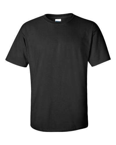 Sample of Gildan 2000 - Adult Ultra Cotton 6 oz. T-Shirt in BLACK style
