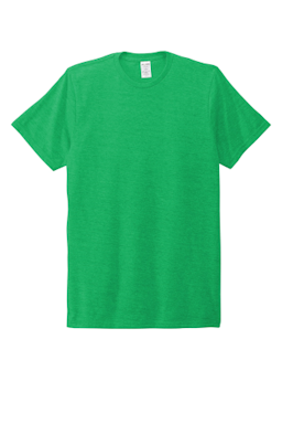 Sample of Allmade  Unisex Tri-Blend Tee AL2004 in Enviro Green from side front