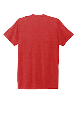 Sample of Allmade  Unisex Tri-Blend Tee AL2004 in Rise Up Red from side back