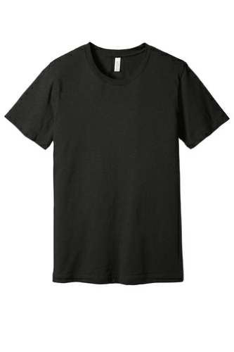 Sample of BELLA+CANVAS Unisex Jersey Short Sleeve Tee in Black Ht style