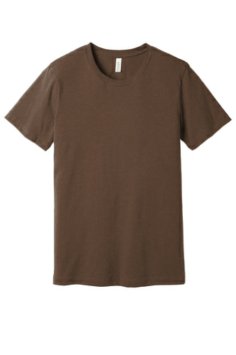 Sample of BELLA+CANVAS Unisex Jersey Short Sleeve Tee in Ht Brown style
