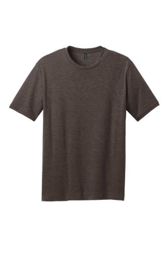 Sample of District Made Mens Perfect Blend Crew Tee in Hthr Brown style