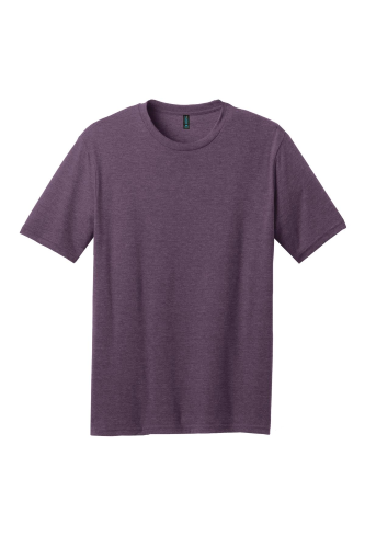 Sample of District Made Mens Perfect Blend Crew Tee in Hthr Eggplant style