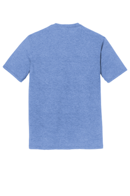 Sample of District Made Mens Perfect Tri Crew Tee in Maritime Frost from side back