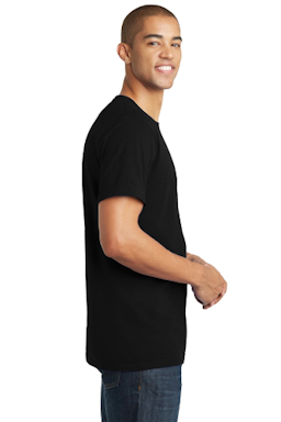 Sample of District The Concert Tee in Black from side sleeveleft