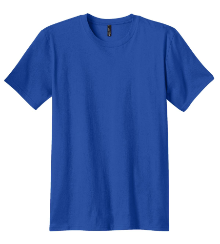 Sample of District The Concert Tee in Deep Royal style