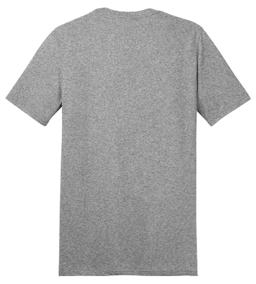 Sample of District The Concert Tee in Heather Grey from side back