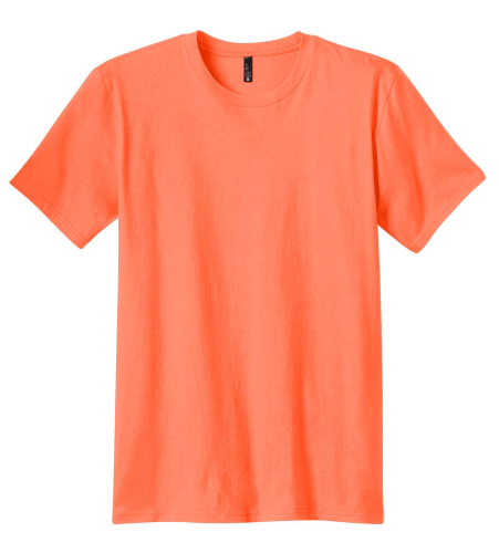 Sample of District The Concert Tee in Neon Orange style