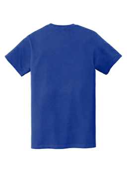 Sample of Gildan Hammer T-Shirt in Sport Royal from side back