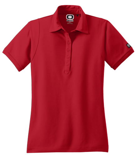 Sample of OGIO Jewel Polo in Signal Red style