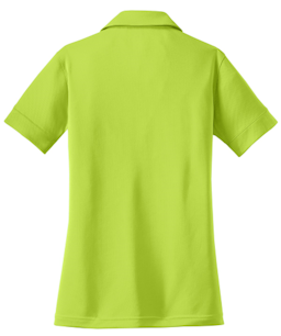 Sample of OGIO Glam Polo in Shock Green from side back