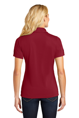Sample of OGIO Glam Polo in Signal Red from side back