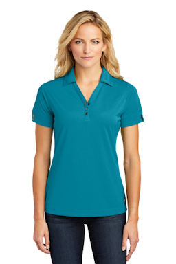 Sample of OGIO Glam Polo in Voltage Blue from side front