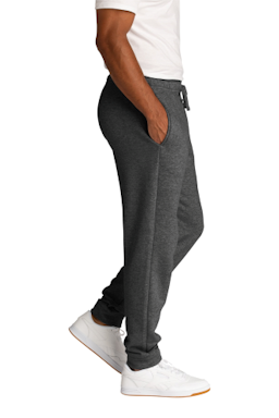 Sample of Port & Company Core Fleece Jogger in DkHtGry from side sleeveleft